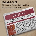 Cover-Bild zum Titel 'Die verlorene Ehre der Katharina Blum' von 'Heinrich Böll'