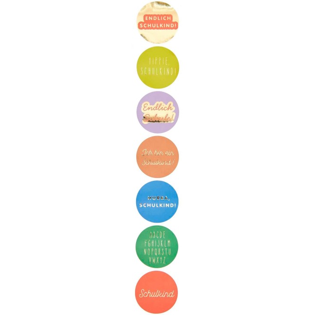 Sticker Schulkind FSC MIX, 100 Stk - 