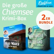 Cover-Bild zum Titel 'Die große Chiemsee Krimi-Box' von 'Thomas Bogenberger, Jessica Kremser'