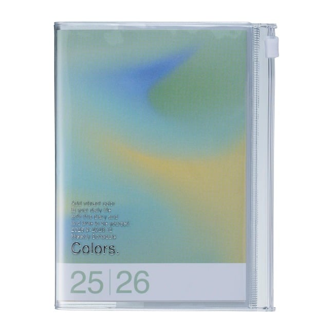 MARK'S 2025/26 Taschenkalender, A6 Gradient // Green - 