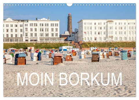 Moin Borkum (Wandkalender 2024 DIN A3 quer), CALVENDO Monatskalender - Dietmar Scherf
