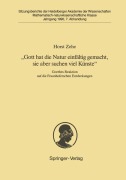 Cover-Bild zum Titel '"Gott hat die Natur einfältig gemacht, sie aber schon viel Künste"' von 'Horst Zehe'