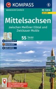 Cover-Bild zum Titel 'KOMPASS Wanderführer Mittelsachsen zwischen Meißner Elbtal und Zwickauer Mulde, 55 Touren mit Extra-Tourenkarte' von 'Sven Hähle'