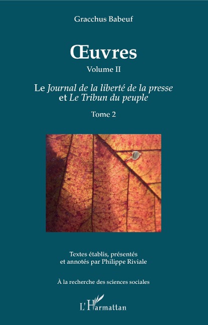 OEuvres (Grachus Babeuf) Volume II - Riviale