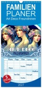 Cover-Bild zum Titel 'Familienplaner 2027 - Art Deco Freundinnen mit 5 Spalten (Wandkalender, 21 x 45 cm) CALVENDO' von 'Garrulus Glandarius'