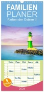 Familienplaner 2026 - Farben der Ostsee II mit 5 Spalten (Wandkalender, 21 x 45 cm) CALVENDO - Margret Rath Photography