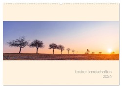 Cover-Bild zum Titel 'Lautrer Landschaften 2026 (Wandkalender 2026 DIN A2 quer), CALVENDO Monatskalender' von 'Patricia Flatow'