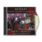 Cover-Bild zum Titel 'Mozart: String Quintets K515 & 516' von 'Timothy Ridout, Takacs Quartet'