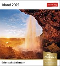 Island Sehnsuchtskalender 2025 - Wochenkalender mit 53 Postkarten - 