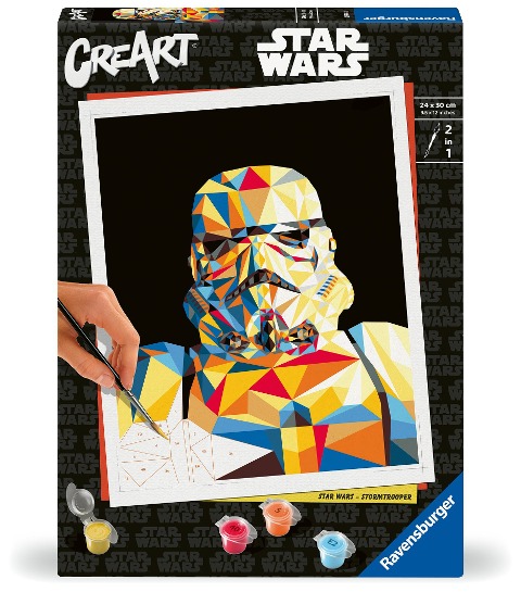 Ravensburger CreArt - Malen nach Zahlen 23895 - Star Wars - Stormtrooper - ab 12 Jahren - 
