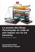Le procès des Khap Panchayats en Inde et son impact sur la vie humaine - Eqramuddin Malik, Ashish Kumar Singhal