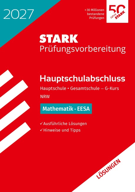 STARK Lösungen zu Mathematik - Hauptschulabschluss (EESA) 2027 NRW - Prüfungsvorbereitung - 