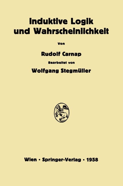 Induktive Logik und Wahrscheinlichkeit - Rudolf Carnap
