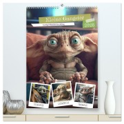 Cover-Bild zum Titel 'Kleine Gangster. Lustige Monster im Alltag (hochwertiger Premium Wandkalender 2026 DIN A2 hoch), Kunstdruck in Hochglanz' von 'Rose Hurley'