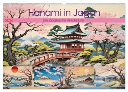 Cover-Bild zum Titel 'Hanami in Japan (Wandkalender 2026 DIN A2 quer), CALVENDO Monatskalender' von 'Steffani Lehmann'