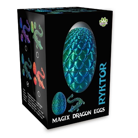 Drachenei "MagiX Dragon Egg RYKTOR", blau, Drachen 22,5 cm & Ei 8 cm - 