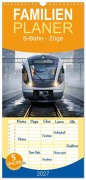 Cover-Bild zum Titel 'Familienplaner 2027 - S-Bahn - Züge mit 5 Spalten (Wandkalender, 21 x 45 cm) CALVENDO' von 'Torsten Irmer'