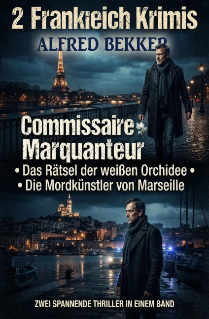 2 Frankreich Krimis: ¿Commissaire Marquanteur - Das Rätsel der weißen Orchidee / Die Mordkünstler von Marseille - Alfred Bekker