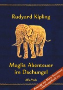 Cover-Bild zum Titel 'Moglis Abenteuer im Dschungel' von 'Rudyard Kipling'
