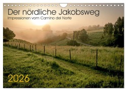 Cover-Bild zum Titel 'Der nördliche Jakobsweg (Wandkalender 2026 DIN A4 quer), CALVENDO Monatskalender' von 'Rolf Hecker'