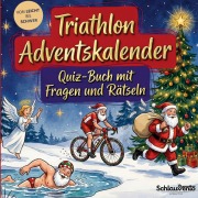 Cover-Bild zum Titel 'Triathlon-Adventskalender: Quiz-Buch mit Fragen und Rätsel' von 'Schlauvento Interactive'