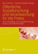 Cover-Bild zum Titel 'Öffentliche Sozialforschung und Verantwortung für die Praxis' von ''