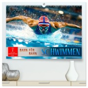 Cover-Bild zum Titel 'Schwimmen - Bahn für Bahn (hochwertiger Premium Wandkalender 2026 DIN A2 quer), Kunstdruck in Hochglanz' von 'Peter Roder'