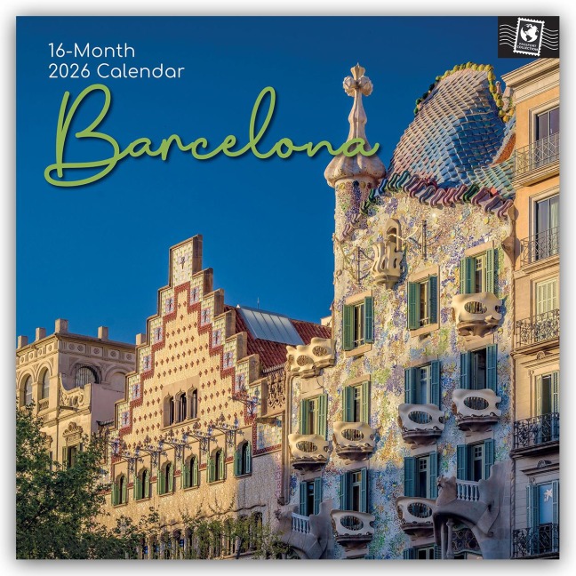 Barcelona 2026 - 16-Monatskalender - Gifted Stationery Co. Ltd