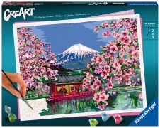 Cover-Bild zum Titel 'Ravensburger CreArt - Malen nach Zahlen 20177 - Japanese Cherry Blossom - ab 14 Jahren' von ''