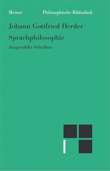 Sprachphilosophie - Johann Gottfried Herder