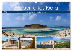 Cover-Bild zum Titel 'Zauberhaftes Kreta (Wandkalender 2026 DIN A2 quer), CALVENDO Monatskalender' von 'Frauke Scholz'
