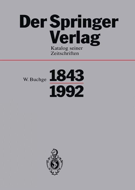 Der Springer-Verlag - 