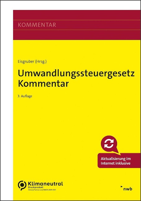 Umwandlungssteuergesetz Kommentar - 