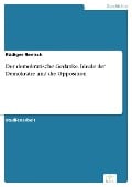 Cover-Bild zum Titel 'Der demokratische Gedanke. Ideale der Demokratie und die Opposition' von 'Rüdiger Renisch'