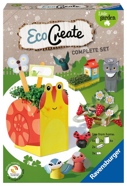 Ravensburger EcoCreate 18441 - Little Garden - Kinder ab 6 Jahren - 