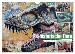 Cover-Bild zum Titel 'Prähistorische Tiere (Wandkalender 2026 DIN A4 quer), CALVENDO Monatskalender' von 'Cathrin Illgen'