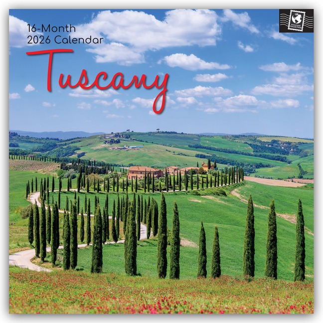 Tuscany - Toskana 2026 - 16-Monatskalender - Gifted Stationery Co. Ltd