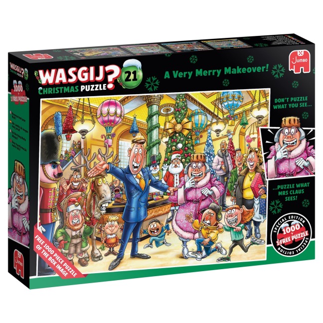 Wasgij Christmas 21 - Eine fröhliche Verwandlung (2x1000 Teile) - 