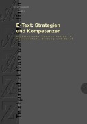Cover-Bild zum Titel 'E-Text: Strategien und Kompetenzen' von ''