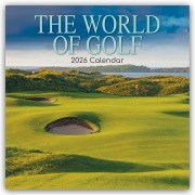 Cover-Bild zum Titel 'The World of Golf - Die Welt des Golfsports 2026 - 16-Monatskalender' von 'Gifted Stationery Co. Ltd'