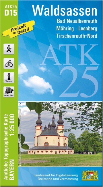 ATK25-D15 Waldsassen (Amtliche Topographische Karte 1:25000) - 