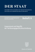 Cover-Bild zum Titel 'Gegenstand und Begriffe der Verfassungsgeschichtsschreibung.' von ''
