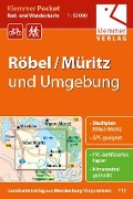 Klemmer Pocket Rad- und Wanderkarte Röbel/Müritz und Umgebung 1:50 000 - 