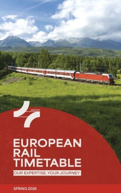 European Rail Timetable Spring 2026 - 