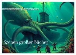 Cover-Bild zum Titel 'Vergessene Abenteuer - Szenen großer Bücher (Wandkalender 2026 DIN A2 quer), CALVENDO Monatskalender' von 'Sell Pixs:Sell'