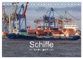 Schiffe im Hamburger Hafen (Tischkalender 2024 DIN A5 quer), CALVENDO Monatskalender - Andre Simonsen Hamborg-Foto