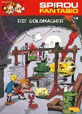 Cover-Bild zum Titel 'Spirou und Fantasio 18: Die Goldmacher' von 'Jean-Claude Fournier'