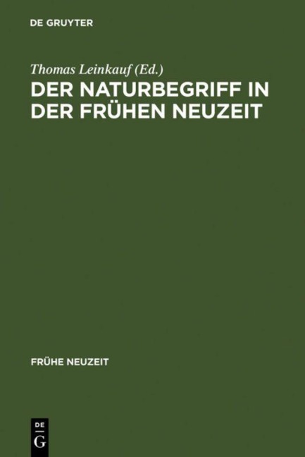 Der Naturbegriff in der Frühen Neuzeit - 