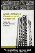 Cover-Bild zum Titel 'Alkali-Activated Cements and Concretes' von 'Caijun Shi, Pavel Krivenko, Della Roy'