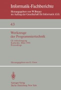Cover-Bild zum Titel 'Werkzeuge der Programmiertechnik' von ''